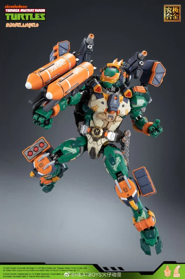 HEATBOYS : TEENAGE MUTANT NINJA TURTLES MICHEALANGELO 6