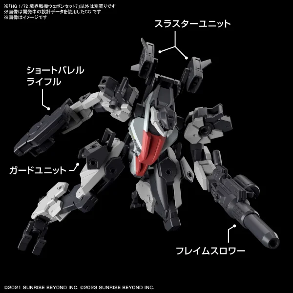 1/72 HG KYOUKAI SENKI WEAPON SET 7 4