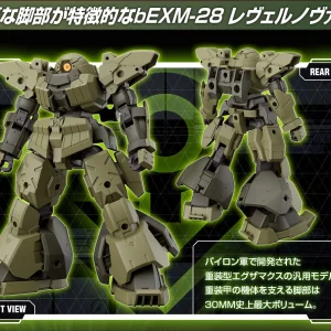 30MM 1/144 BEXM-28 REVER NOVA (GREEN) 21