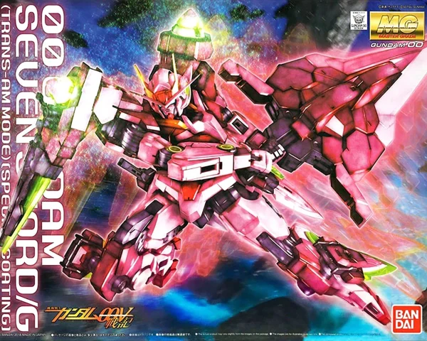 MG 1/100 00 GUNDAM SEVEN SWORD/G TRANS-AM 1