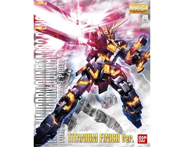 MG 1/100 RX-0 UNICORN GUNDAM 2 BANSHEE TITANIUM FINISH 1