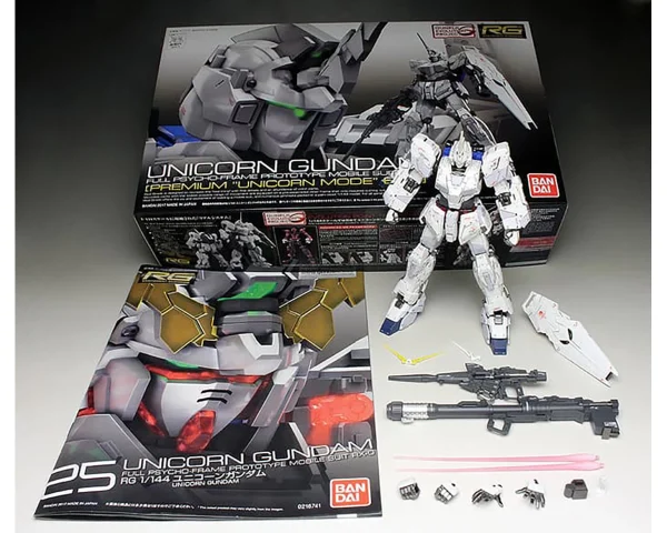 RG 1/144 UNICORN GUNDAM PREMIUM BOX 3
