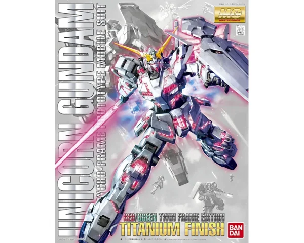 MG 1/100 UNICORN GUNDAM R/G TWIN FRAME TITANIUM FINISH 1