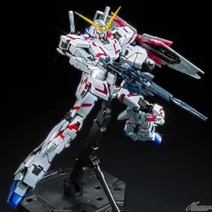 MG 1/100 UNICORN GUNDAM R/G TWIN FRAME TITANIUM FINISH 7