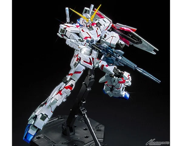 MG 1/100 UNICORN GUNDAM R/G TWIN FRAME TITANIUM FINISH 3