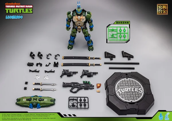 HEATBOYS : TEENAGE MUTANT NINJA TURTLES LEONARDO 9