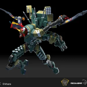 MENG : EVANGELION NEW CENTURY NEO-2 ALPHA (SOLID COLOUR VERSION) 23