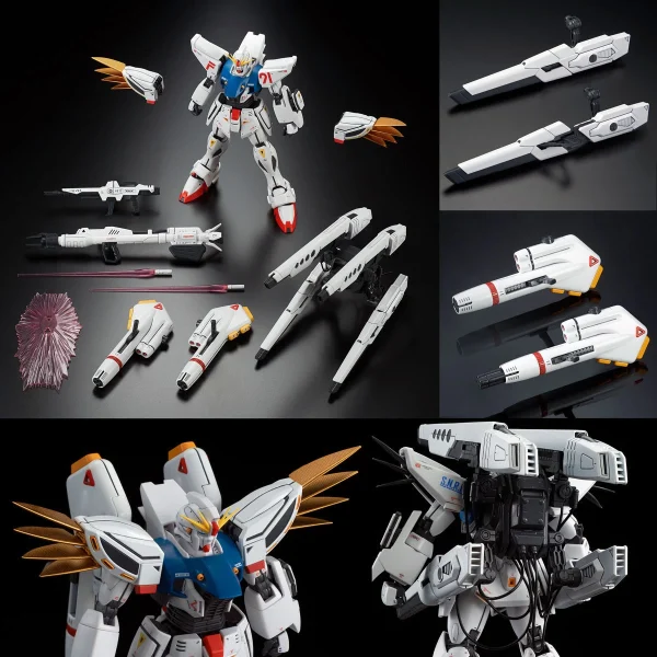 MG 1/100 GUNDAM F91 VER.2.0 BACK CANNON TYPE & TWIN V.S.B.R. SET UP TYPE 4